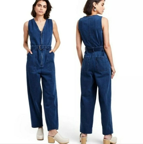 Rachel Comey Pants - Rachel Comey Blue Denim Jumpsuit